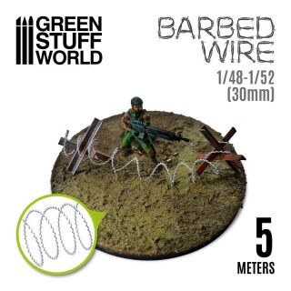 Stacheldraht - Barbed Wire: 1/48-1/52 Milit&auml;r (30mm)