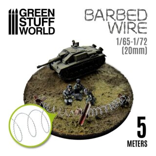 Stacheldraht - Barbed Wire: 1/65-1/72 (20mm)