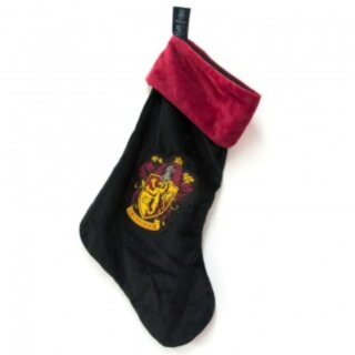 Harry Potter Gryffindor Fleece Christmas Stocking Woven Badge 47x30cm