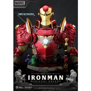 Marvel Dynamic 8ction Heroes Actionfigur 1/9 Medieval Knight Iron Man 20 cm