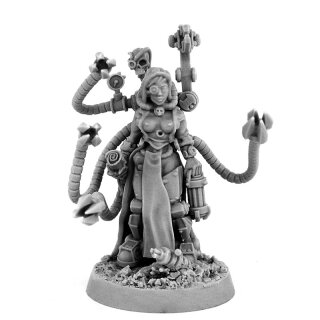 Mechanic Adept Female Tech Priest with Tentacles