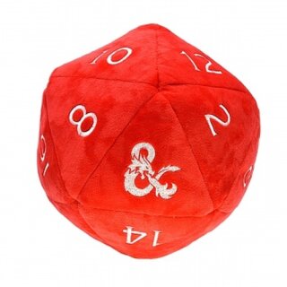 UP - Red and White D20 Jumbo Plush for Dungeons &amp; Dragons