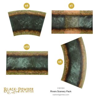 Black Powder &amp; Epic Battles - Rivers Scenery Pack