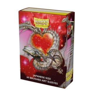 Dragon Shield Japanese Brushed Art Sleeves - Valentine Dragon 2022 (60)