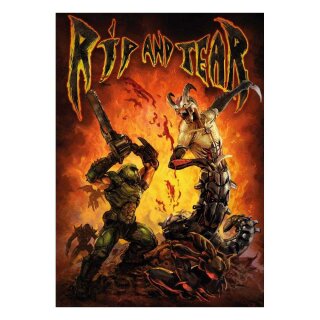 Doom Kunstdruck Rip and Tear Limited Edition (42 x 30 cm)