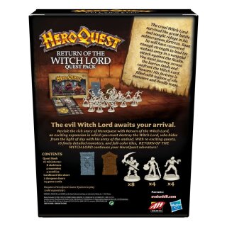 HeroQuest 2022 - Return of the Witch Lord Abenteuerpack (EN)
