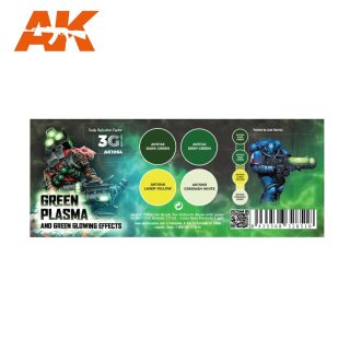 Wargame Color Set: Green Plasma and Glowing Effects