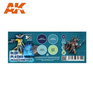 Wargame Color Set: Blue Plasma and Glowing Effects