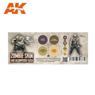 Wargame Color Set: Zombie Skin