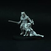 Brbarian with Women (28 mm)