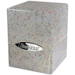 UP - Deck Box - Satin Cube - Glitter Clear