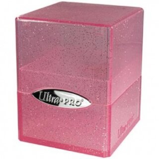 UP - Deck Box - Satin Cube - Glitter Pink