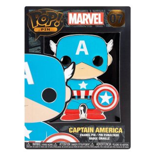 ** % SALE % ** Marvel POP! Pin Ansteck-Pin Captain America 10 cm