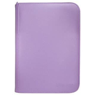UP - Vivid 4-Pocket Zippered PRO-Binder - Purple