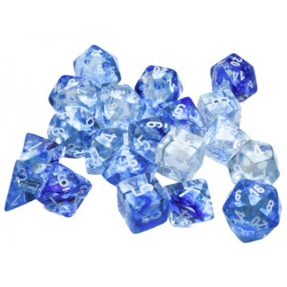 Nebula Bag of 20 Polyhedral Dark Blue/White (Limited Edition)