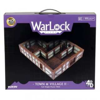 WarLock Tiles: Town &amp; Village II - Full Height Plaster Walls