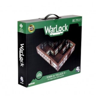 WarLock Tiles: Town &amp; Village II - Full Height Plaster Walls Expansion