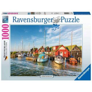 Ravensburger Puzzle - Romantische Hafenwelt von Ahrenshoop (1000 Teile)