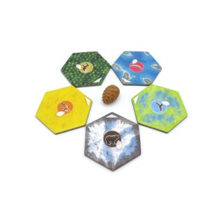 Nature Tokens for Cascadia &ndash; 25 Pieces