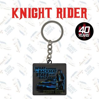 Knight Rider Metall Schl&uuml;sselanh&auml;nger 40th Anniversary (Limited Edition)