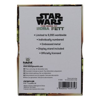 Star Wars Das Buch von Boba Fett: Iconic Scene Collection Metallbarren (Limited Edition)