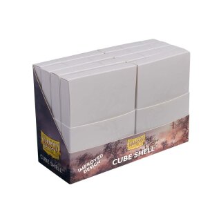 Dragon Shield: Cube Shell Box &ndash; Ashen White (8)