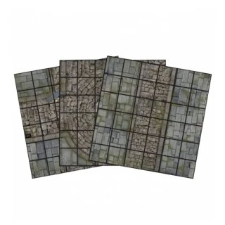 Iron Kingdoms RPG: Gridded Battle Tiles: Corvis City Streets (EN)