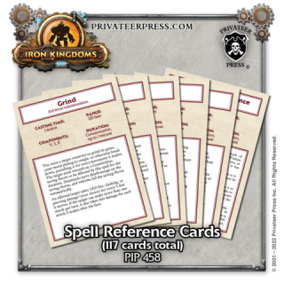 Iron Kingdoms RPG: Spell Reference Card Deck (5e) (EN)