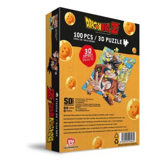 Dragon Ball Z Puzzle mit 3D-Effekt Goku Saiyan (100 Teile)