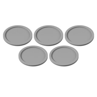 ** % SALE % ** Skill and Squad Marker - 40mm Light Grey (5)