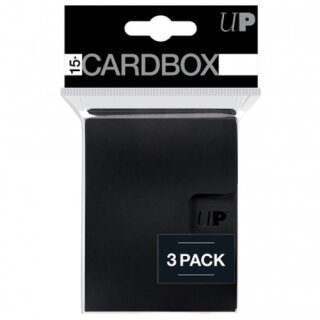Ultra PRO - 15+ Card Box 3-pack: Black