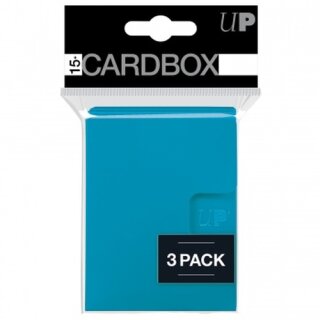 Ultra PRO - 15+ Card Box 3-pack: Light Blue