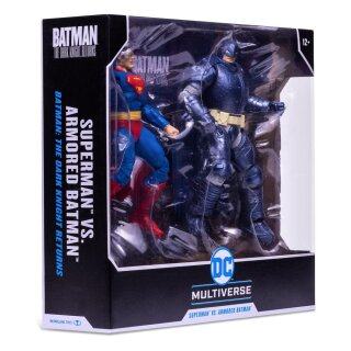 DC Actionfiguren Collector Multipack Superman vs. Armored Batman 18 cm