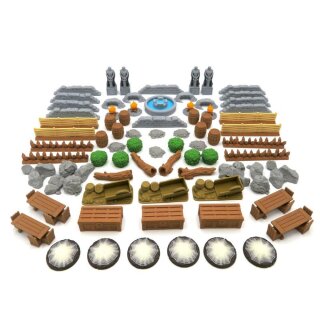 Full Scenery Pack for Journeys in Middle Earth (LOTR) &ndash; 77 Pieces