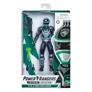 ** % SALE % ** Power Rangers Lightning Collection Actionfigur S.P.D. A-Squad Green Ranger 15 cm