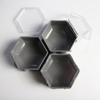 Honeycombs Ressourcenschalen inkl. Deckel (Grau) (3)