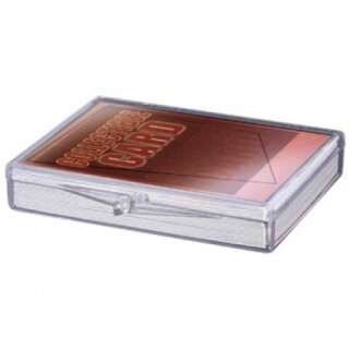 UP - Hinged Clear Box (For 25 Cards)