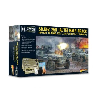 Sd.Kfz 250 (Alte) Half-Track (Options to make 250/1, 250/9 &amp; 250/11 Variants)