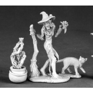 Witch, Cauldron &amp; Cat (REA03549)