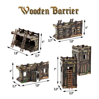 e-Raptor Constructions - Wooden Barrier