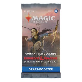 Magic the Gathering Commander Legends: Battle for Baldurs Gate Draft-Booster Display (24) (DE)