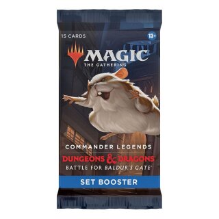 Magic the Gathering Commander Legends: Battle for Baldurs Gate Set-Booster Display (18) (EN)
