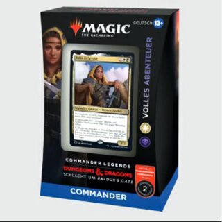 Magic the Gathering Commander Legends Baldurs Gate Commander Deck 1 - Party Time (Wei&szlig;-Schwarz) (1) (DE)