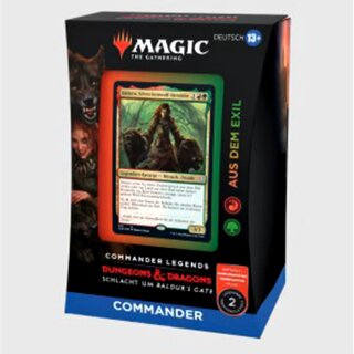 Magic the Gathering Commander Legends Baldurs Gate Commander Deck 4 - Exit from Exile (Rot-Gr&uuml;n) (1) (DE)