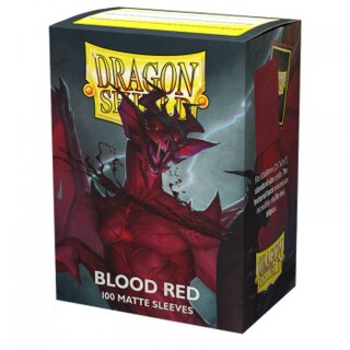 Dragon Shield Standard Matte Sleeves - Blood Red Simurag (100 Sleeves)
