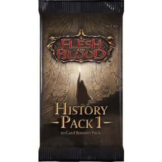 Flesh &amp; Blood TCG - History Pack 1 Booster (1) (EN)