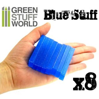 Blau Stuff Sofort Abformmasse (8 Streifen)