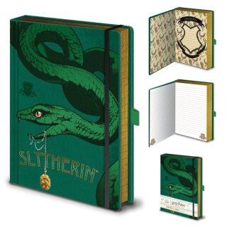 Harry Potter Premium Notizbuch A5 Slytherin