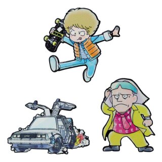 Back to the Future Limited Japanese Edition Pin Badge Set