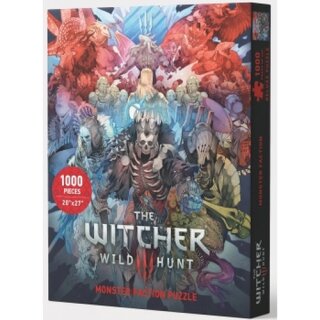 The Witcher 3 - Wild Hunt: Monster Faction Puzzle (1000 Teile)